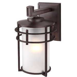 Flex - 1 Light Outdoor Wall Lantern-11.5 Inches Tall and 7 Inches Wide