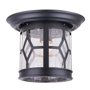 Atlanta - 1 Light Outdoor Flush Mount-7.5 Inches Tall and 10 Inches Wide - 1330780