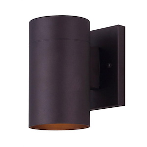 Night Sky - 1 Light Outdoor Wall Mount-7.5 Inches Tall and 6.75 Inches Wide