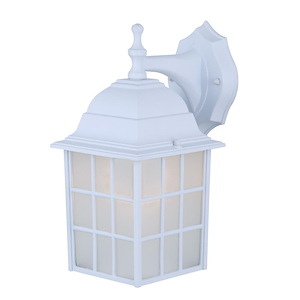 1 Light Outdoor Wall Lantern-12.25 Inches Tall and 7.75 Inches Wide