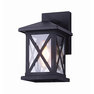 Elm - 1 Light Outdoor Wall Mount-10 Inches Tall and 7.5 Inches Wide - 1330816