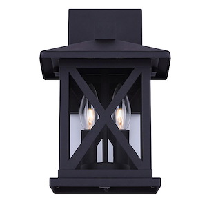 Elm - 2 Light Outdoor Wall Mount-12.5 Inches Tall and 9.5 Inches Wide - 1330817