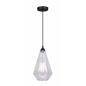 Dune - 1 Light Pendant-16 Inches Tall and 13.75 Inches Wide