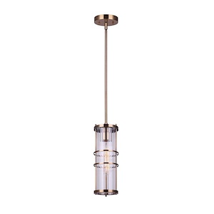 Lynah - 1 Light Pendant In Glam Style-62.5 Inches Tall and 6 Inches Wide