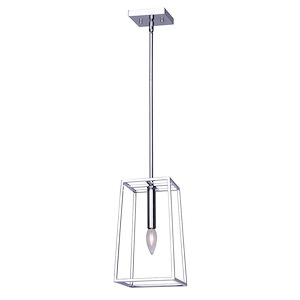 Coco - 1 Light Pendant In Modern Style-19.5 Inches Tall and 6.5 Inches Wide
