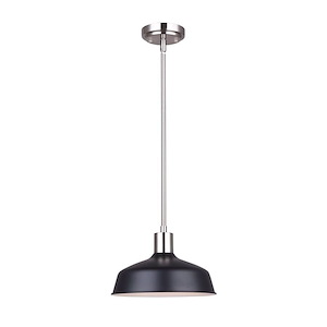 Bello - 1 Light Pendant-9.5 Inches Tall and 10.25 Inches Wide