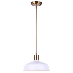 Bellow - 1 Light Pendant-57.5 Inches Tall and 4.75 Inches Wide