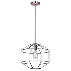 Alix - 1 Light Pendant In Modern Style-20 Inches Tall and 14.25 Inches Wide - 1330879