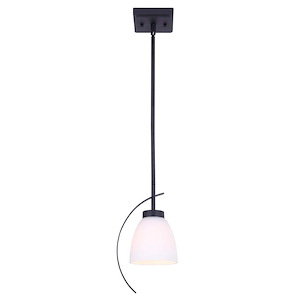 Mack - 1 Light Pendant In Modern Style-62 Inches Tall and 5.13 Inches Wide