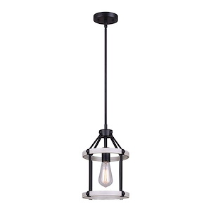 Joelle - 1 Light Pendant-15.5 Inches Tall and 9 Inches Wide - 1267158