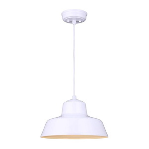 Levi - 1 Light Pendant-12 Inches Tall and 14.38 Inches Wide