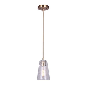 Everly - 1 Light Pendant-10.75 Inches Tall and 5 Inches Wide - 1267164