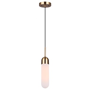 Bevin - 1 Light Pendant In Contemporary Style-64.75 Inches Tall and 4.75 Inches Wide - 1330903