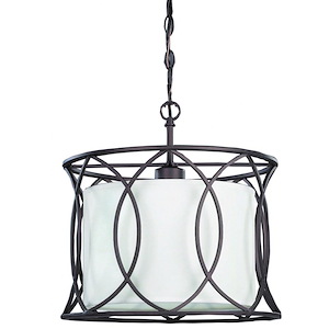 Monica - 1 Light Pendant-13.25 Inches Tall and 13.5 Inches Wide - 1330928