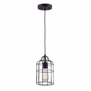 Bryce - 1 Light Pendant In Industrial Style-12 Inches Tall and 6.5 Inches Wide