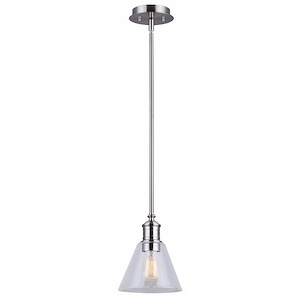 Larken - 1 Light Pendant In Modern Style-10.25 Inches Tall and 6.25 Inches Wide - 1330963