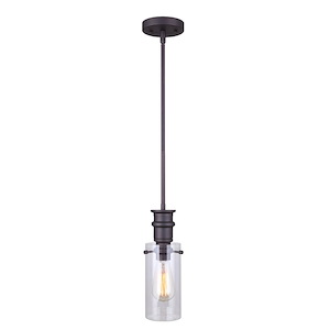 Albany - 1 Light Pendant-63 Inches Tall and 4.75 Inches Wide