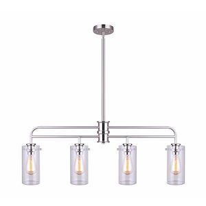 Albany - 4 Light Pendant In Modern Style-22.25 Inches Tall and 36.25 Inches Wide - 1330971