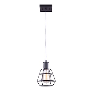 Wren - 1 Light Pendant In French Country Style-7.6 Inches Tall and 4.38 Inches Wide