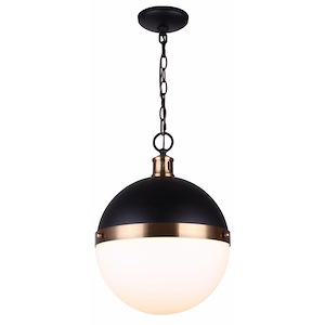 Delta - 1 Light Pendant In Modern Style-16.5 Inches Tall and 4.38 Inches Wide