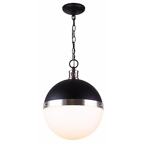 Delta - 1 Light Pendant In Modern Style-16.5 Inches Tall and 13 Inches Wide - 1330980