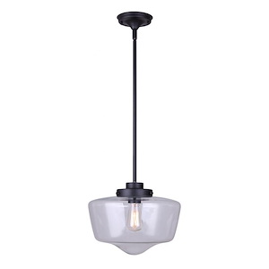 House - 1 Light Pendant In Modern Style-18 Inches Tall and 11 Inches Wide - 1330981