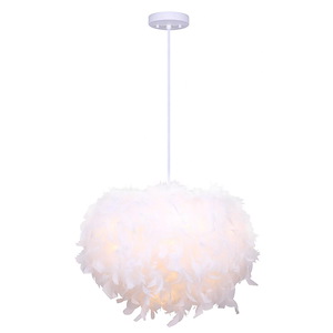 Aldora - 1 Light Pendant In Contemporary Style-62.5 Inches Tall and 21 Inches Wide