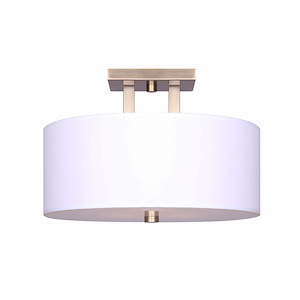 River - 3 Light Semi-Flush Mount-10 Inches Tall and 13.75 Inches Wide - 1331027