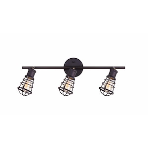 Otto - 3 Light Track Light-10.13 Inches Tall and 24 Inches Wide
