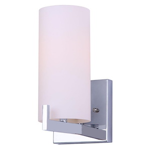 Bishop - 1 Light Bath Vanity In Modern Style-9.75 Inches Tall and 5.75 Inches Wide