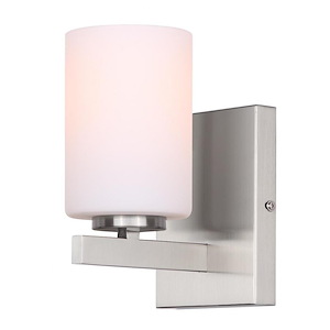JAE - 1 Light Bath Vanity-8.25 Inches Tall and 4.75 Inches Wide - 1267188