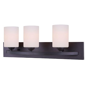 Hampton - 3 Light Bath Vanity-8.5 Inches Tall and 7 Inches Wide