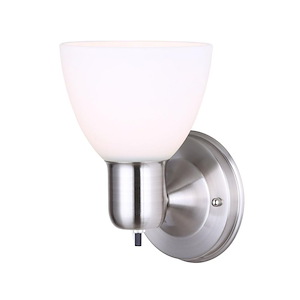 1 Light Wall Mount-8 Inches Tall and 5.75 Inches Wide