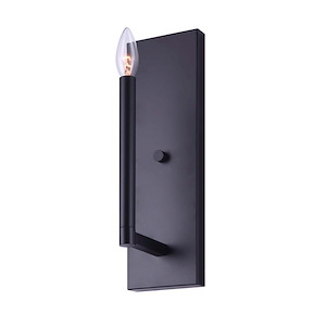 Kingston - 1 Light Wall Mount-14 Inches Tall and 4.7 Inches Wide