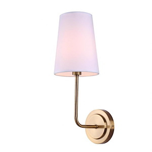 Amari - 1 Light Wall Mount In Glam Style-17 Inches Tall and 8 Inches Wide