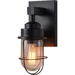 Loft - 1 Light Wall Sconce In industrial Style-11 Inches Tall and 4.75 Inches Wide