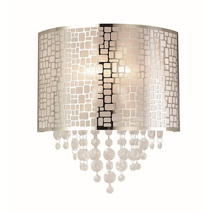 Benito - 1 Light Wall Sconce In Modern Style-8 Inches Tall and 11.25 Inches Wide