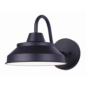 21W LED Outdoor Wall Mount-9 Inches Tall and 16.5 Inches Wide