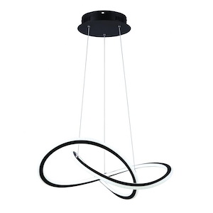 Zola - 43.5W 1 LED Chandelier-21.38 Inches Tall and 48 Inches Wide