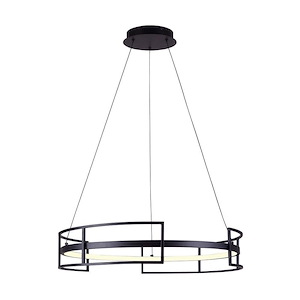 Amora   - 30.5W 1 LED Chandelier-18 Inches Tall and 24 Inches Wide - 1267221