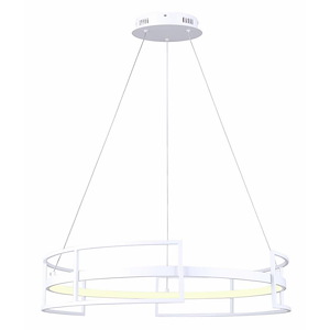 Amora - 30.5W LED Chandelier-64 Inches Tall and 24 Inches Wide - 1331238