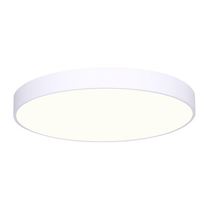 15W 1 LED Edgeless Flush Mount-1.1 Inches Tall and 6.75 Inches Wide