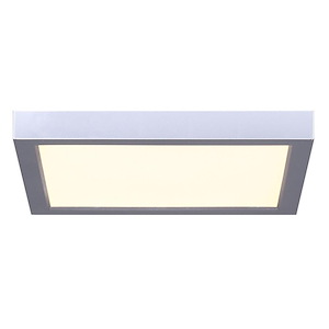 House - 18W LED Square Flush Mount In Modern Style