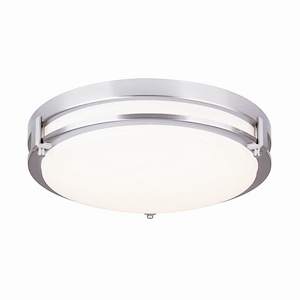 House - 25W LED Flush Mount In Modern Style-3.63 Inches Tall and 12.5 Inches Wide