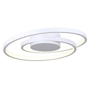 Livana - 25W LED Flush Mount-3.75 Inches Tall and 16 Inches Wide