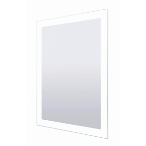 50W LED Square Mirror-31.5 Inches Tall and 23.6 Inches Wide