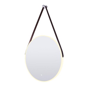 40W LED Round Mirror-23.6 Inches Tall and 23.6 Inches Wide