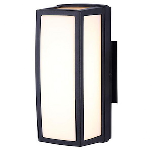 12W 1 LED Outdoor Wall Mount-1.76 Inches Tall and 10.25 Inches Wide