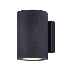 9W 1 LED Outdoor Wall Mount-7.25 Inches Tall and 4.75 Inches Wide