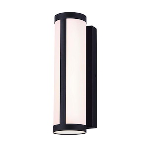 13W 1 LED Outdoor Wall Mount-14.13 Inches Tall and 4.38 Inches Wide